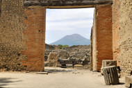 Italy, Pompeii Stock Photography. Foro Triangolare, Pompeii, Italy.